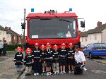 Red Fire Engine limousine hire in Newcastle, Sunderland, Durham, North East for children’s party