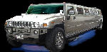 Chauffeur stretched silver Hummer H2 limousine hire in Hull, Scunthorpe, Lincoln, Grimsby, Lincolnshire, East Yorkshire