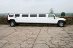 Chauffeur stretch white Hummer limo hire in Carlisle, Workington, Penrith, Barrow-in-Furness, Kendal, Whitehaven, Durham, Cumbria